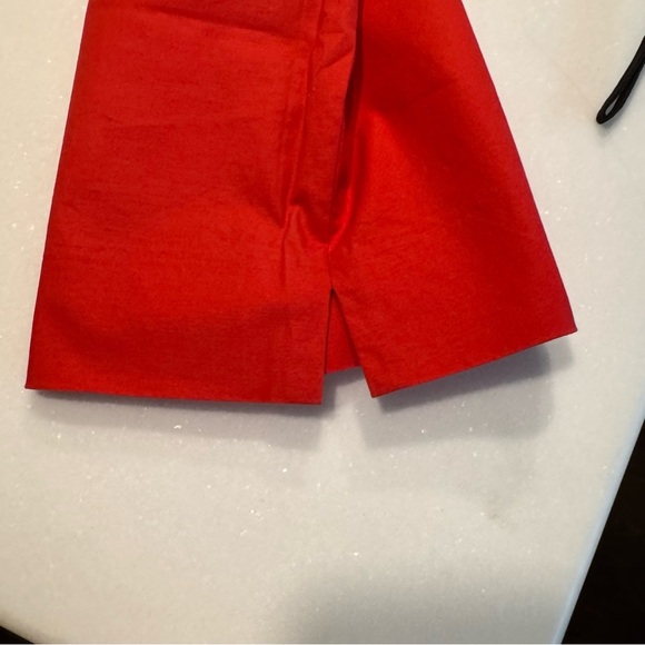 Club Monaco Women’s Red Pants Sz 10 Flat Front, Size Zip - Picture 9 of 9